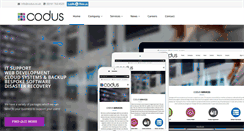 Desktop Screenshot of codus.co.uk